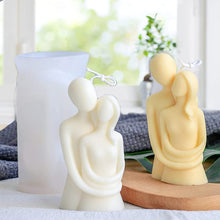 Load image into Gallery viewer, 3D Body Silicone Candle Molds Couples Hugging Resin Casting Mold for DIY Candle Making Homemade Soap Polymer Clay Craft Plaster